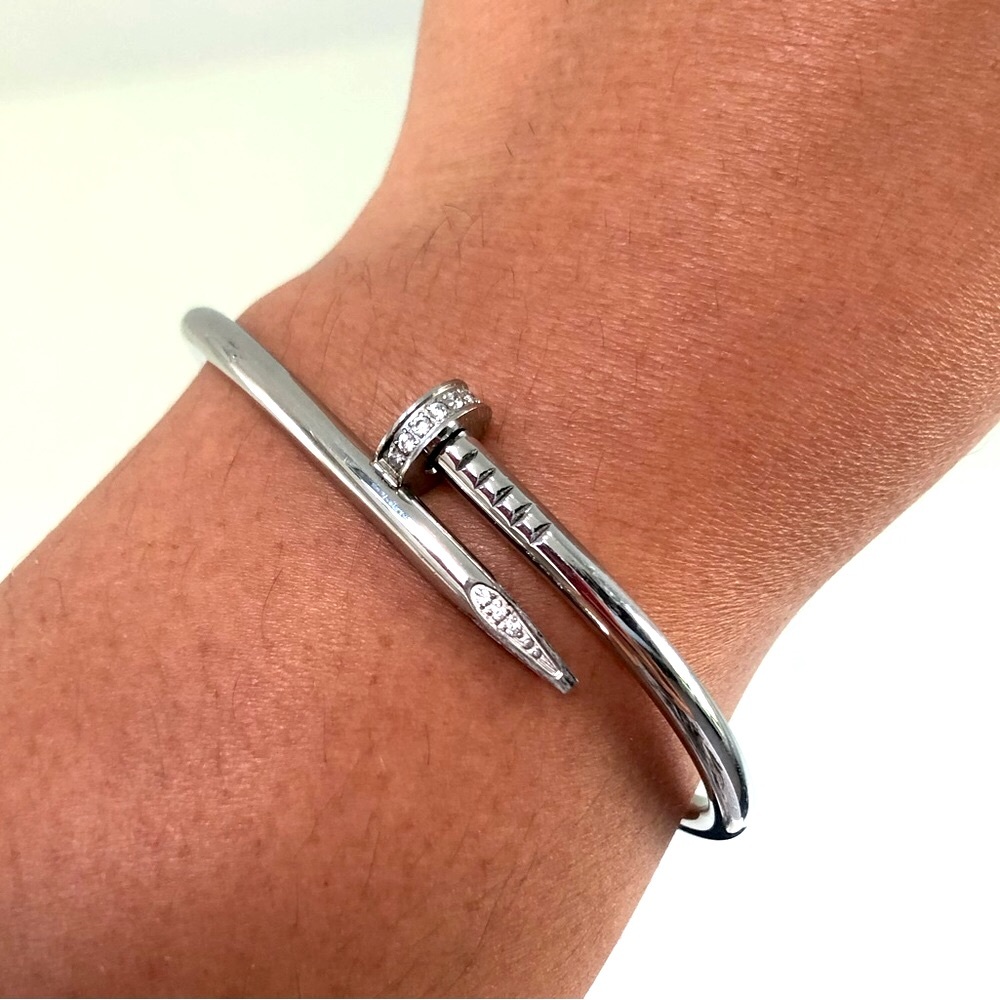 Nail Zirconia Bracelet Classic Model